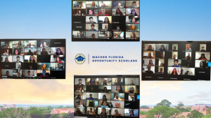 collage of students and MFOS logo